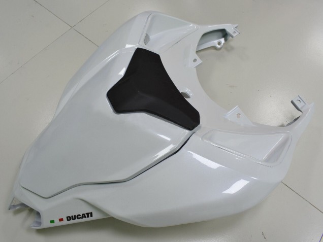 Carenados Moto Ducati 848 2007-2014 - Blanco Negro Mate Baratos