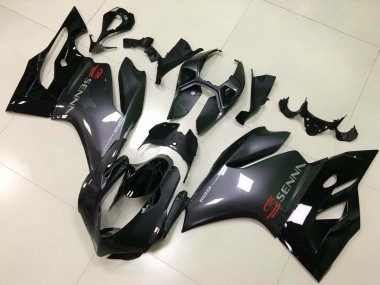 Carenados Moto Ducati Panigale 1199 2011-2014 - Negro Brillante Baratos