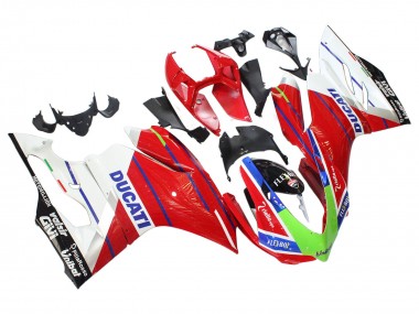 Carenados Moto Ducati Panigale 899/1199 2011-2014 - Blanco Rojo Verde Azul Negro Brillante Flex-Box Baratos