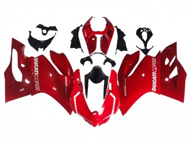 Carenado Moto Ducati 1199 2011-2014 - Rojo Baratos