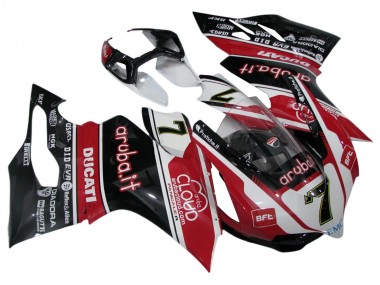 Carenados Moto Ducati Panigale 899/1199 2011-2014 - Blanco Rojo Negro Brillante Aruba.it 7 Baratos