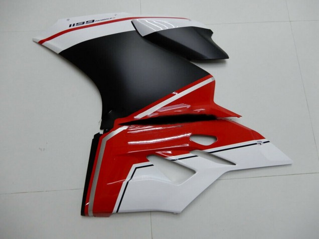 Carenados Moto Ducati 1199 2011-2014 - Blanco Rojo Negro Mate Baratos