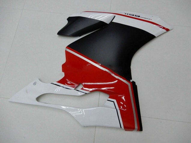 Carenados Moto Ducati 1199 2011-2014 - Blanco Rojo Negro Mate Baratos