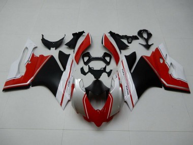 Carenados Moto Ducati 1199 2011-2014 - Blanco Rojo Negro Mate Baratos
