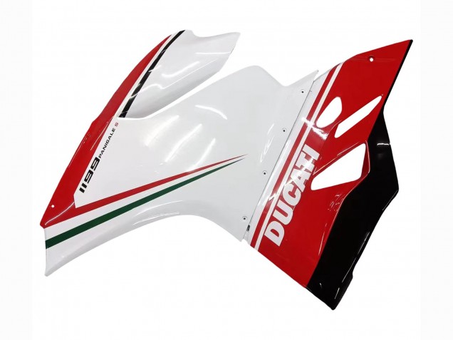 Carenados Moto Ducati 1199 2011-2014 - Blanco Rojo Verde Negro Brillante Baratos