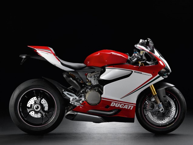 Carenados Moto Ducati 1199 2011-2014 - Blanco Rojo Verde Negro Brillante Baratos