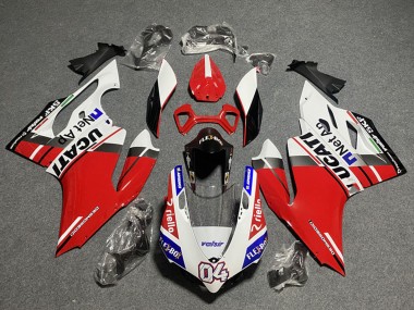 Carenados Moto Ducati Panigale 899/1199 2011-2014 - Blanco Rojo Azul Negro Brillante Flex-Box Valsir 04 Baratos