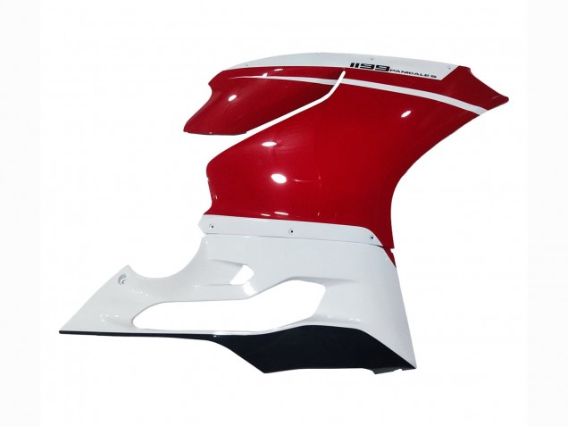 Carenados Moto Ducati 1199 2011-2014 - Blanco Rojo Negro Brillante Baratos