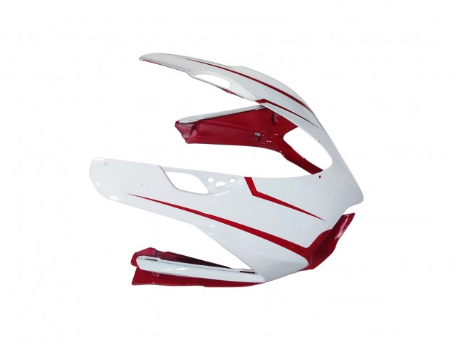 Carenados Moto Ducati 1199 2011-2014 - Blanco Rojo Negro Brillante Baratos