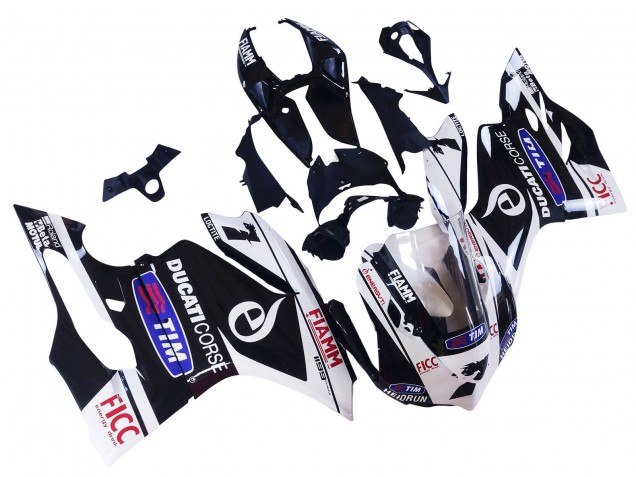 Carenados Moto Ducati Panigale 899/1199 2011-2014 - Blanco Negro Azul Fiamm Ficc 7 Baratos