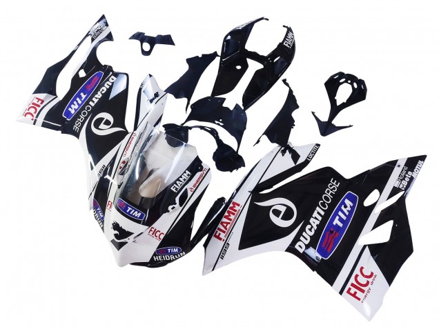 Carenados Moto Ducati Panigale 899/1199 2011-2014 - Blanco Negro Azul Fiamm Ficc 7 Baratos
