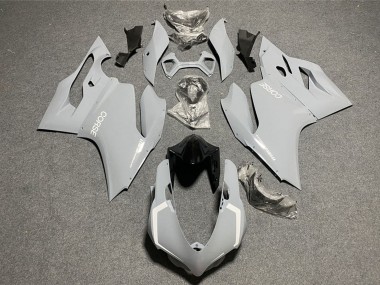Carenados Moto Ducati 1199 2011-2014 - Nardo Gris Claro Blanco Corse Baratos