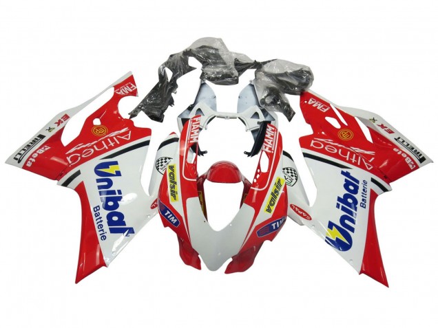 Carenados Moto Ducati Panigale 899/1199 2011-2014 - Blanco Rojo Azul Valsir Fiamm Baratos