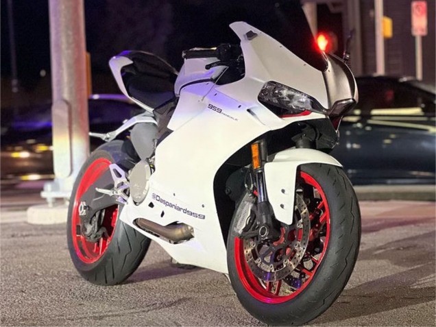 Carenados Moto Ducati 959/1299 2015-2020 - Blanco Púrpura Baratos