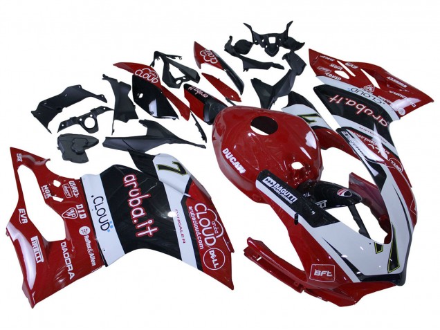 Carenados Moto Ducati 959/1299 2015-2020 - Blanco Rojo Negro Aruba 7 Baratos