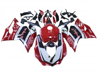 Carenados Moto Ducati 959/1299 2015-2020 - Blanco Rojo Negro Aruba 7 Baratos