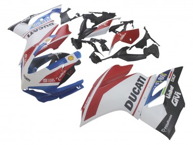 Carenados Moto Ducati 1299 2015-2020 - Blanco Rojo Azul Negro Mate Unibat Flex-Box Baratos