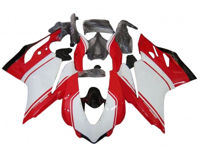 Kits Carenado Moto Ducati 959 2015-2020 - Blanco Rojo Negro Brillante Baratos