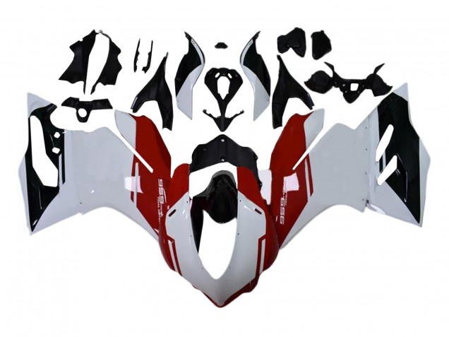 Kits Carenados Moto Ducati 959 2015-2020 - Blanco Rojo Negro Brillante Baratos
