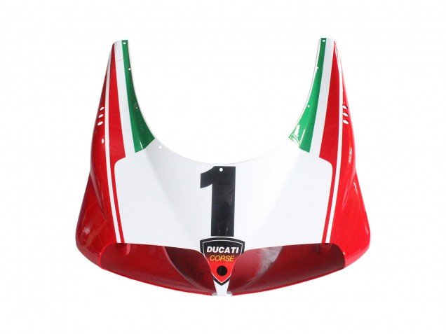 Carenados Moto Ducati 748/916/996/998 1993-2005 - Blanco Rojo Amarillo Verde Negro Brillante Performance Baratos