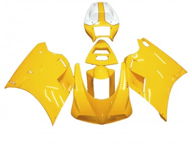 Carenados Moto Ducati 748/916/996/998 1993-2005 - Blanco Amarillo Baratos