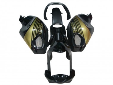 Carenados Moto Ducati Monster 696 796 1100 1100S 2008-2012 - Negro Brillante Oro Baratos