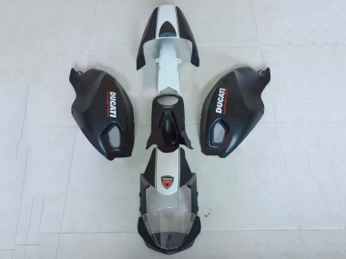 Carenados Moto Ducati Monster 696 796 1100 1100S 2008-2012 - Blanco Negro Mate Baratos