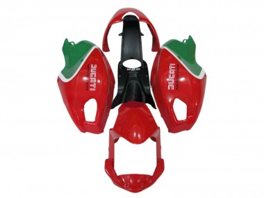 Carenados Moto Ducati Monster 696 796 1100 1100S 2008-2012 - Rojo Blanco Verde Baratos