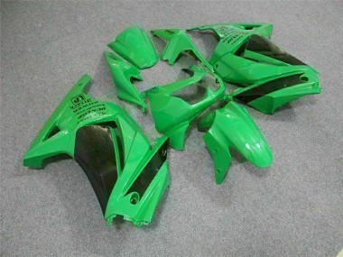 Carenados Moto Kawasaki EX250 2008-2012 - Verde Negro Baratos