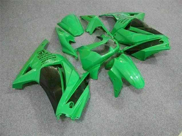Carenados Moto Kawasaki EX250 2008-2012 - Verde Negro Baratos