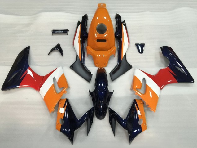 Carenados Moto Honda CBR125R 2002-2006 - Naranja Blanco Rojo Negro Brillante Baratos