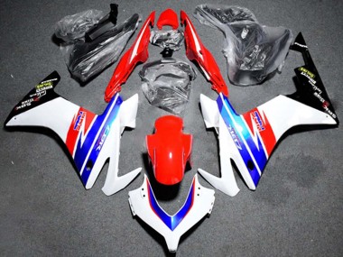 Carenado Moto Honda CBR500R 2013-2015 - Blanco Rojo Azul HRC Baratos