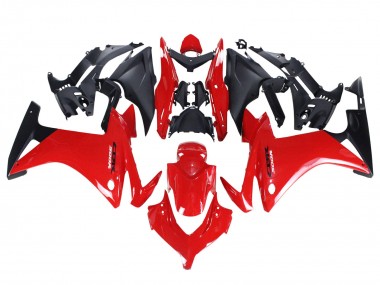 Carenados Moto Honda CBR500R 2013-2015 - Rojo Negro Mate Baratos