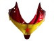 Carenados Moto Honda CBR500R 2013-2015 - Rojo Azul Amarillo Estrella Baratos