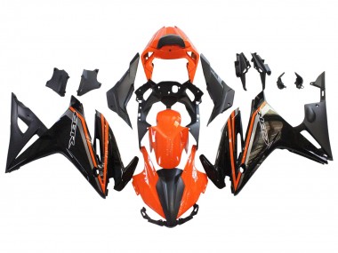 Carenados Moto Honda CBR500R 2016-2018 - Naranja Negro Brillante Negro Mate Baratos