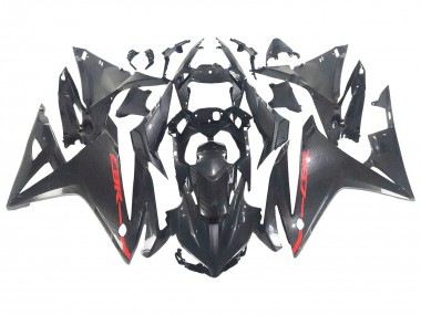 Carenados Moto Honda CBR500R 2016-2018 - Negro FibraCarbono Rojo Baratos