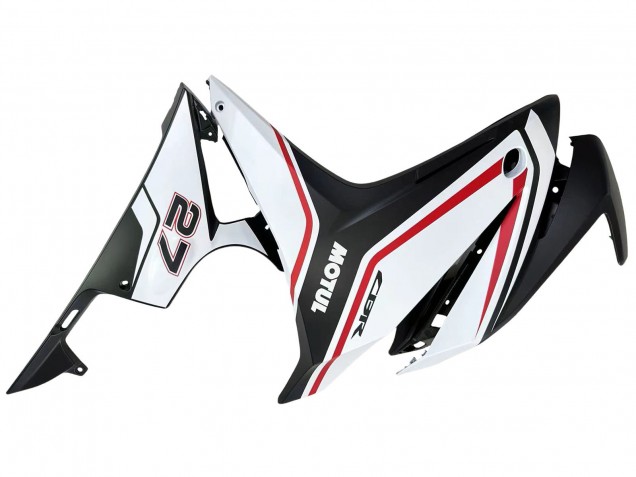 Carenados Moto Honda CBR500R 2016-2018 - Blanco Rojo Negro Mate Baratos