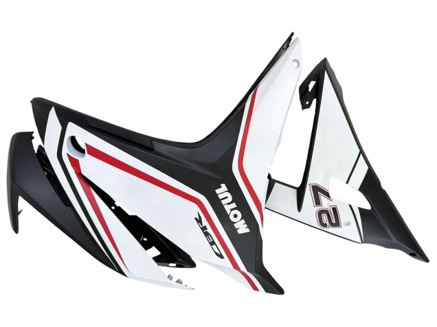 Carenados Moto Honda CBR500R 2016-2018 - Blanco Rojo Negro Mate Baratos