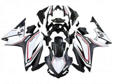 Carenados Moto Honda CBR500R 2016-2018 - Blanco Rojo Negro Mate Baratos