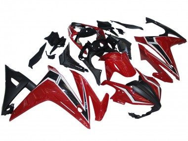 Carenados Moto Honda CBR500R 2016-2018 - Rojo Blanco Negro Mate Baratos