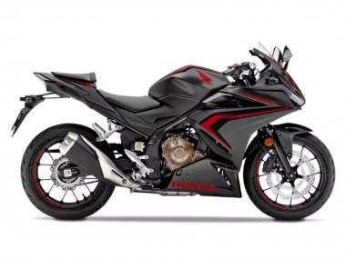 Carenados Moto Honda CBR500R 2022-2023 - Negro Mate Rojo Baratos