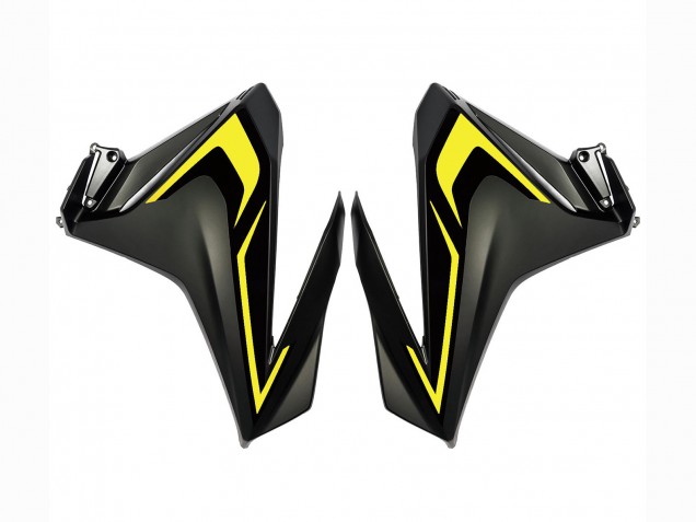 Carenados Moto Honda CBR500R 2022-2023 - Negro Mate Amarillo Baratos