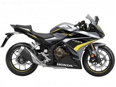 Carenados Moto Honda CBR500R 2022-2023 - Plata Amarillo Negro Brillante Baratos