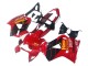 Carenados Moto Honda VFR 800 1998-2001 - Rojo Blanco Negro Brillante Vimto Baratos