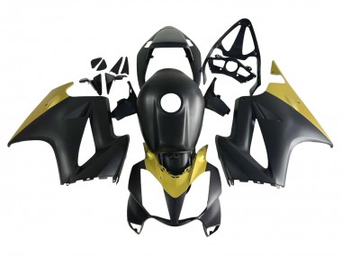 Carenados Moto Honda VFR 800 2002-2013 - Amarillo Negro Mate Baratos