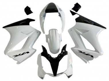 Carenados Moto Honda VFR 800 2002-2013 - Blanco Perla Negro Brillante Calcomanía Baratos