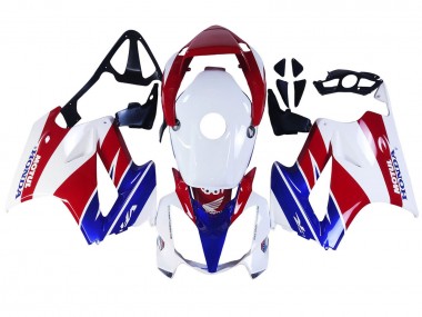 Carenados Moto Honda VFR 800 2002-2013 - Blanco Rojo Azul Motul Baratos