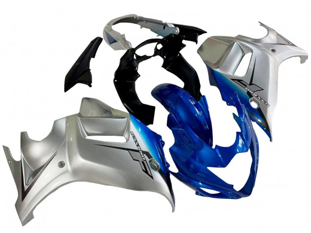 Carenados Moto Suzuki GSX650F 2008-2013 - Plata Azul Baratos