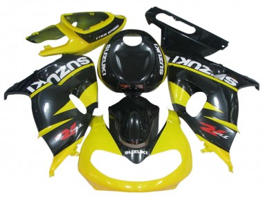 Carenados Moto Suzuki TL1000R 1998-2003 - Negro Brillante Amarillo Baratos