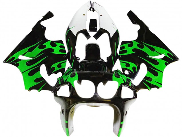 Carenados Moto Kawasaki ZX7R 1996-2003 - Verde Negro Brillante Blanco Baratos